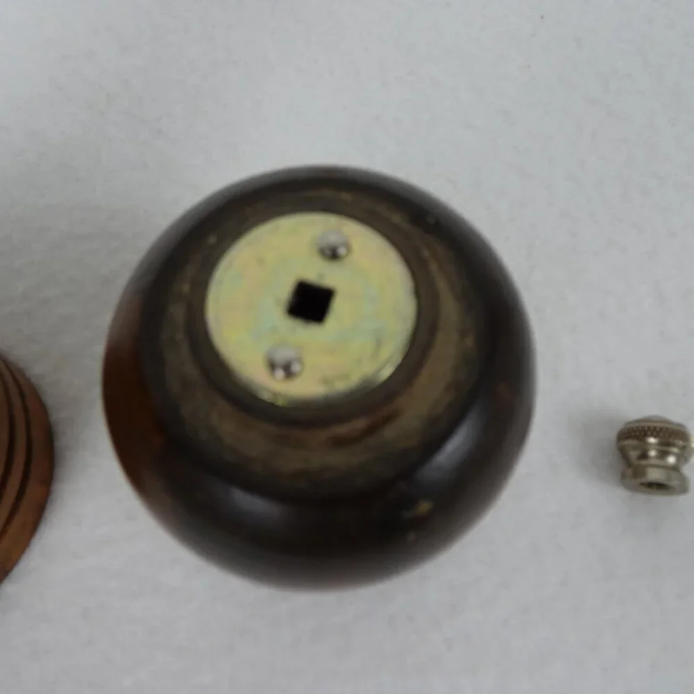 Woodcrest By Styson Wooden Salt Shaker Pepper Grinder 10 Inches MCM Vintage